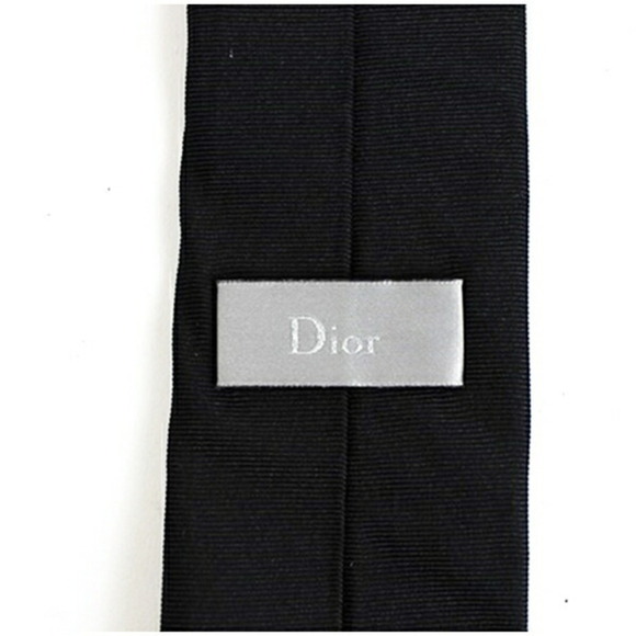 Christian Dior Silk Necktie Men's Narrow Tie